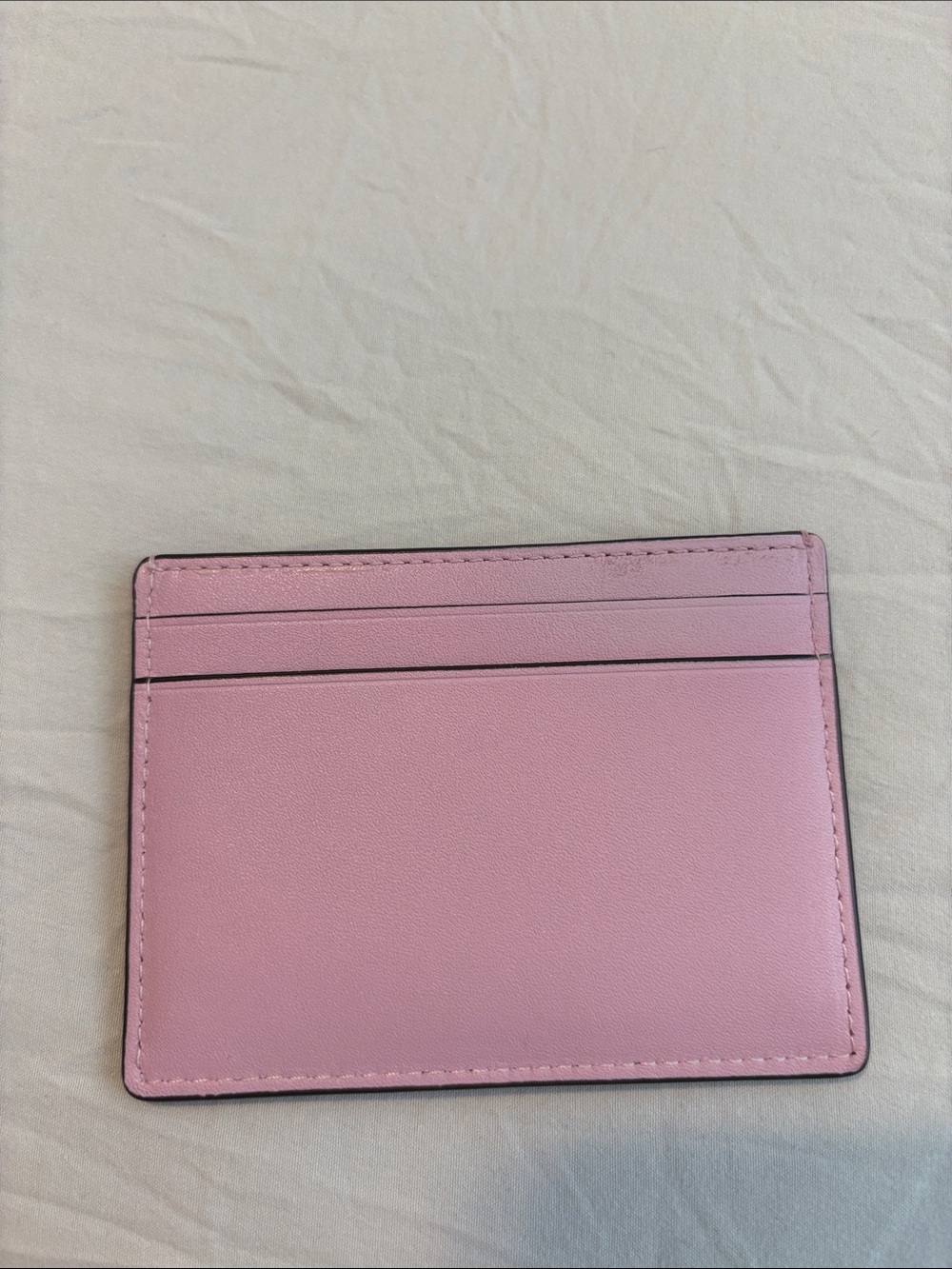 kate spade New York Pink Leather Card Case with Logo - Picture 2 of 5